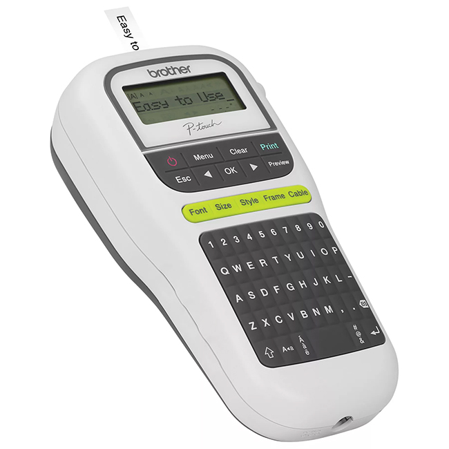 Brother P-touch PT-H110 - la plus petite imprimante autonome