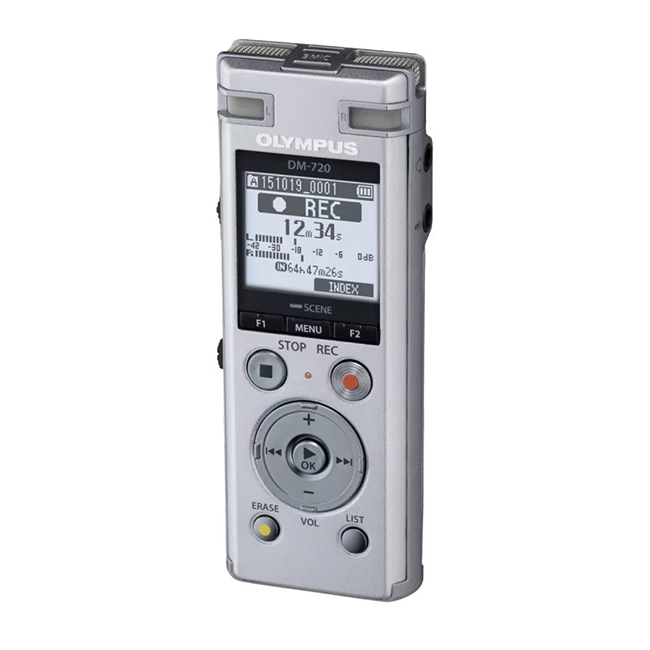 OLYMPUS DM-720 est un excellent choix pour enregistrer des entretiens de groupe.