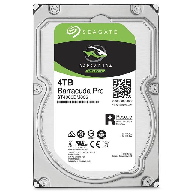 Seagate BarraCuda Pro (ST4000DM006) - spacieux et rapide