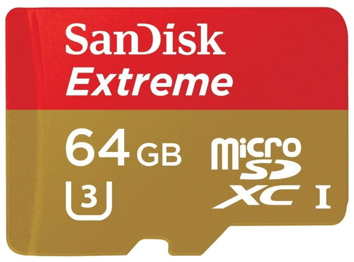 SanDisk Extreme microSDXC Classe 10 UHS Classe 3 60MB