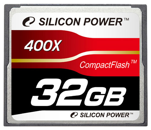 Carte Compact Flash professionnelle Silicon Power 400X