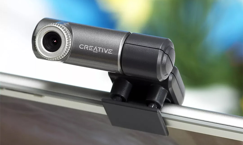 Options de sélection de webcam